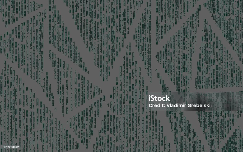 Background Computer Program Code Made Of Fictional Letters Stock ...