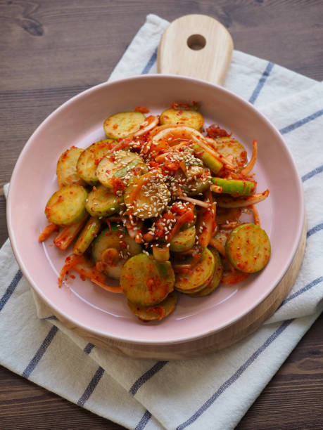 istock Korean food Cucumber vegetable salad 1312233578