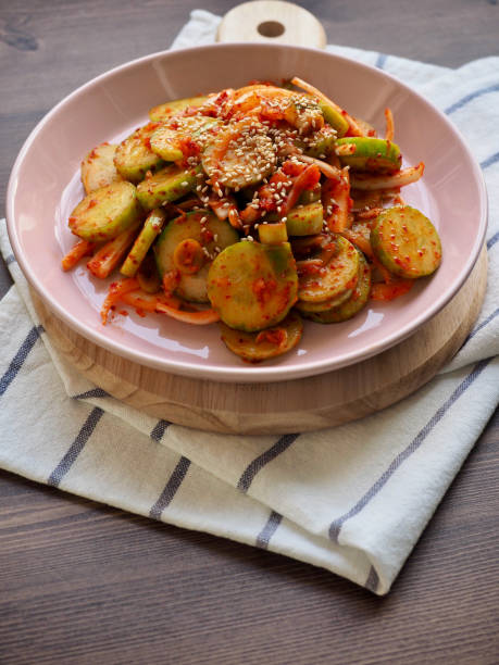istock Korean food Cucumber vegetable salad 1312233590