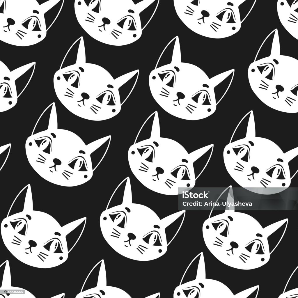 Pola Mulus Kucing Latar Belakang Bahagia Anak Kucing Hewan Lucu