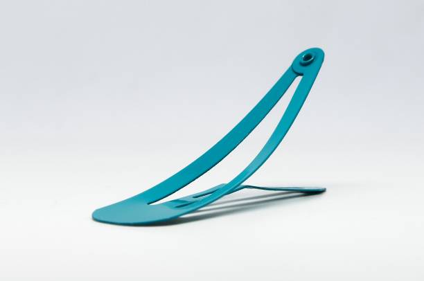 Surf green hairpin isolated on white background