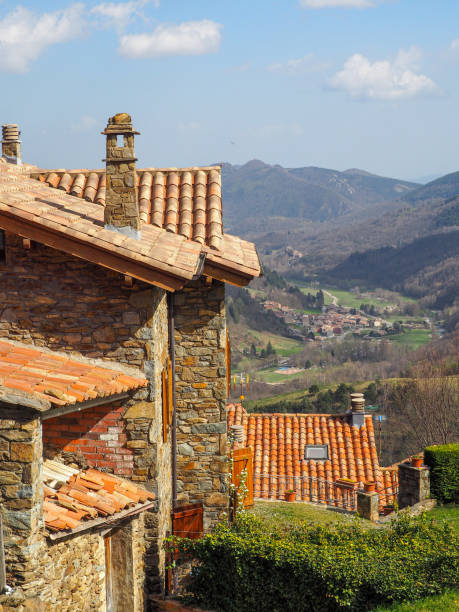istock Little village on the mountain 1312242727