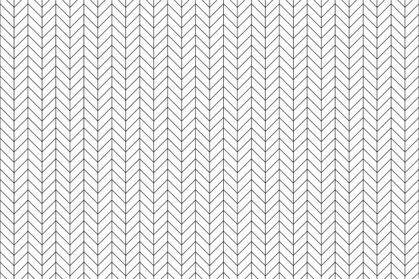 Seamless pattern Simple geometric seamless pattern. Textured background. 300 x 200 mm herringbone stock illustrations