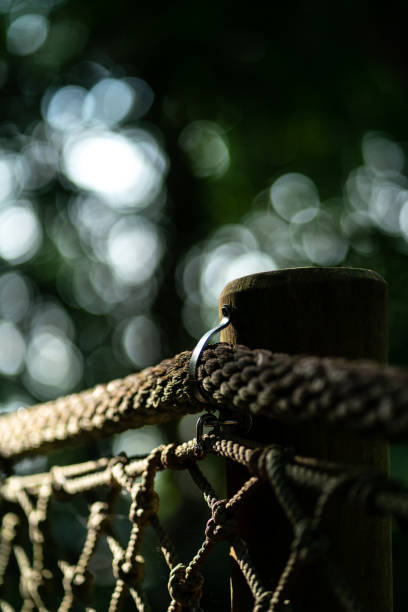 istock Details of metal and rope structure 1312244197