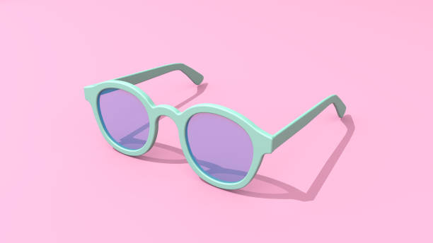 istock 3d render illustration of funny sunglasses. 1312247436