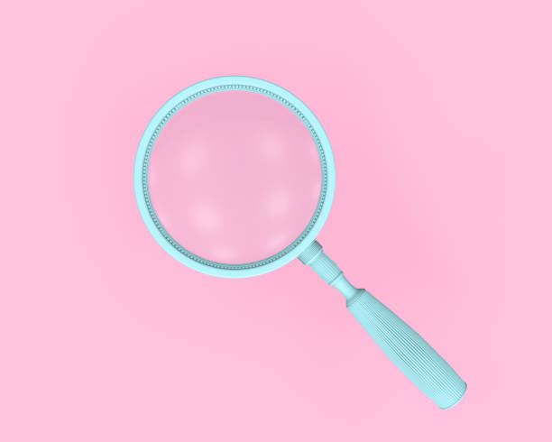istock 3d render illustration of magnifying glass. 1312247450