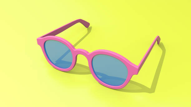 istock 3d render illustration of funny sunglasses. 1312247470