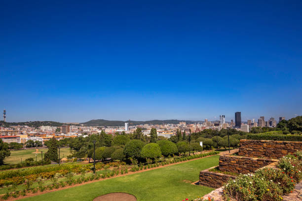 istock Pretoria / Tshwane city with the mountain range 1312248220