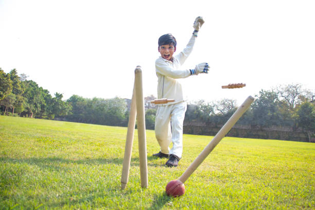 istock a boy wicket keeper stumping during cricket game 1312248789