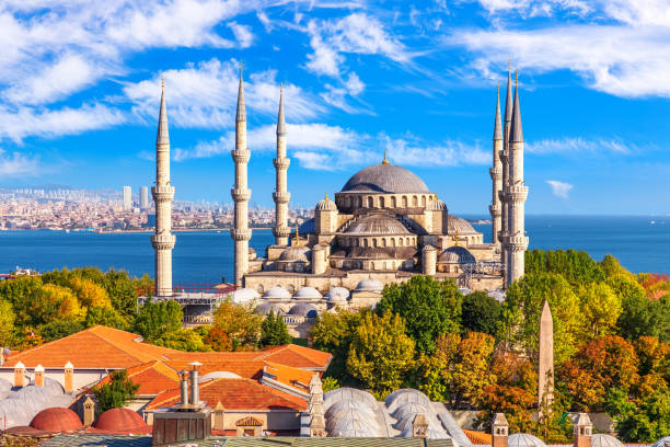 istock The Blue Mosque or Sultan Ahmet Mosque in the bosphorus, Istanbul 1312266888