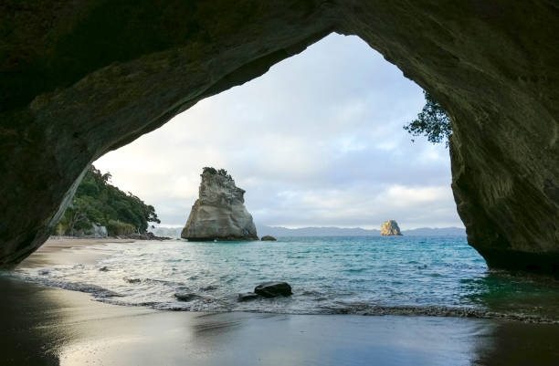 istock Te Hoho Rock at Cathedral Cove 1312267268