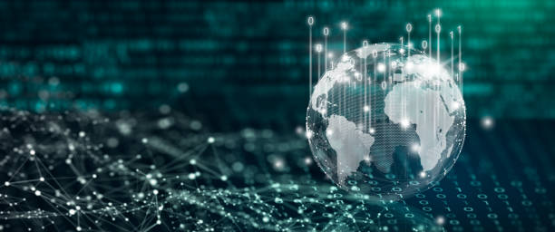 istock Global Business and Network connection concept. Elements furnished by NASA. 3D Render. 1312269355