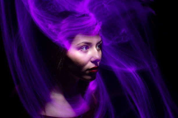 istock lightpainting portrait, long exposure 1312269369