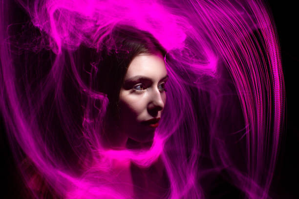 istock lightpainting portrait, long exposure 1312269375
