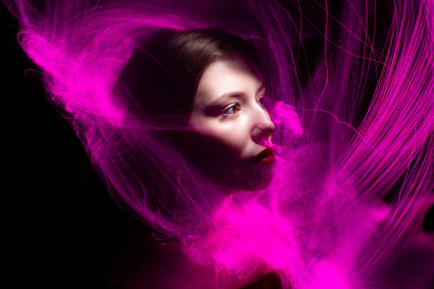 istock lightpainting portrait, long exposure 1312269379
