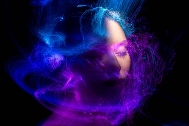 istock lightpainting portrait, long exposure 1312269426