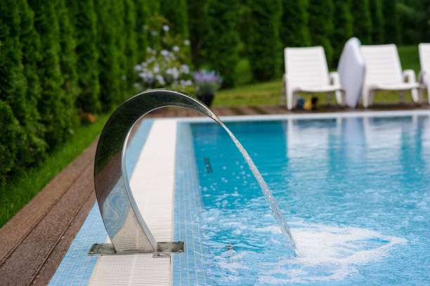 istock View of a empty swimming pool with blue wa 1312270932