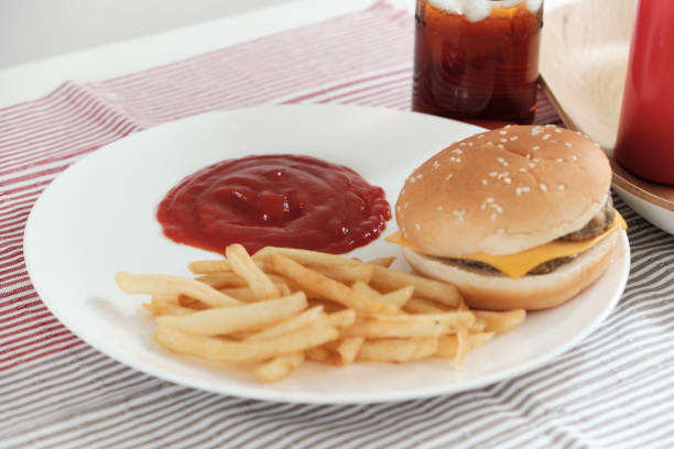 istock ketchup in a white dish and junk foods 1312271315