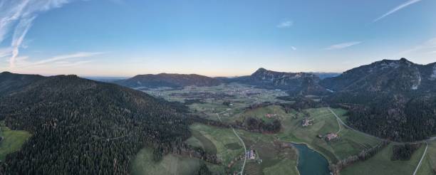 istock Panoramic aerial view in the Alps 1312277775