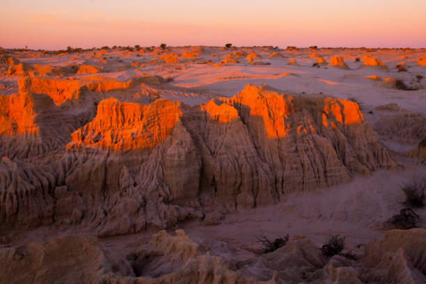 istock The sand dune and desert under the sunset in Australia 1312278415