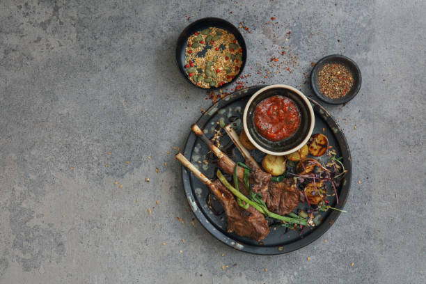 Grilled Rack of Lamb