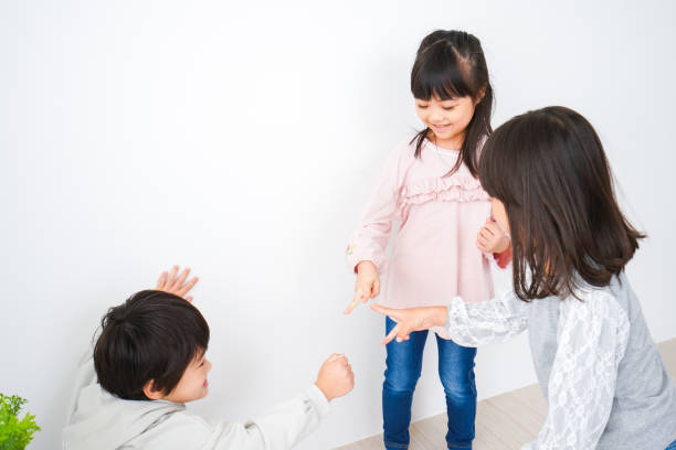 istock Children having fun playing in their room 1312283615