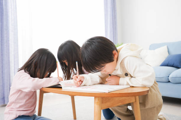 istock Children studying in their rooms 1312287047