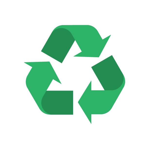 istock Two tone green recycle symbol. Recycling logo design. Ecology icon template. Eco-friendly concept. 1312289702