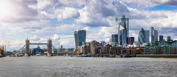 istock Panoramic view to the unique skyline of London 1312289949