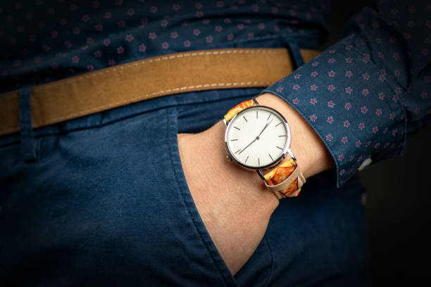 istock Wristwatch. Hand in pocket 1312290011