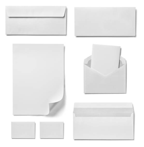 istock envelope letter card paper template business 1312291187