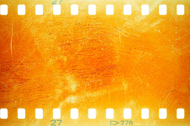 istock Dusty and grungy 35mm film texture or surface 1312294438