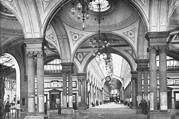 Stuttgart, Germany, railway station indoors