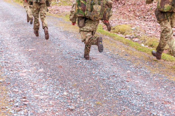istock British army soldiers on training exercise 1312299697