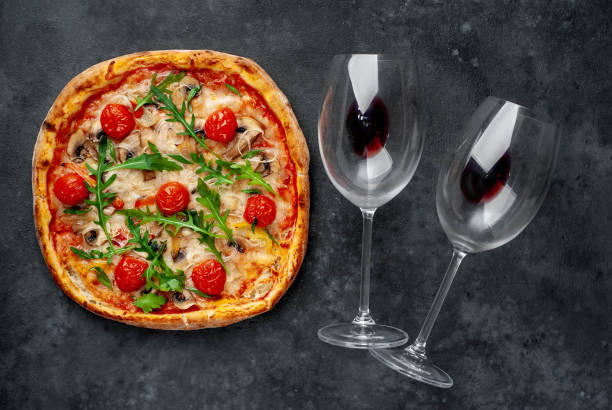 istock delicious homemade pizza on a stone background 1312299742