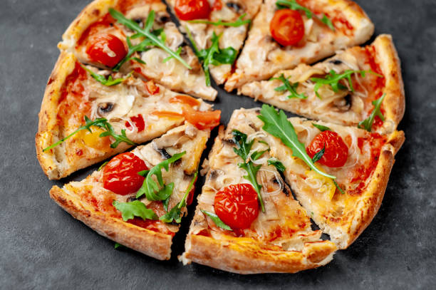 istock delicious homemade pizza on a stone background 1312299991