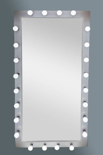 istock real mirror with bulbs used in barbershops 1312310660