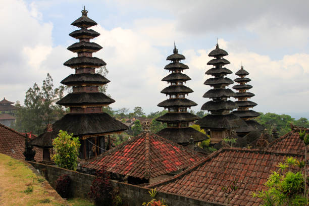 istock Spires and red roofs of temple 1312312353