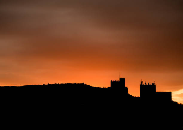 istock Over the roofs in Jena while sunset 1312313314