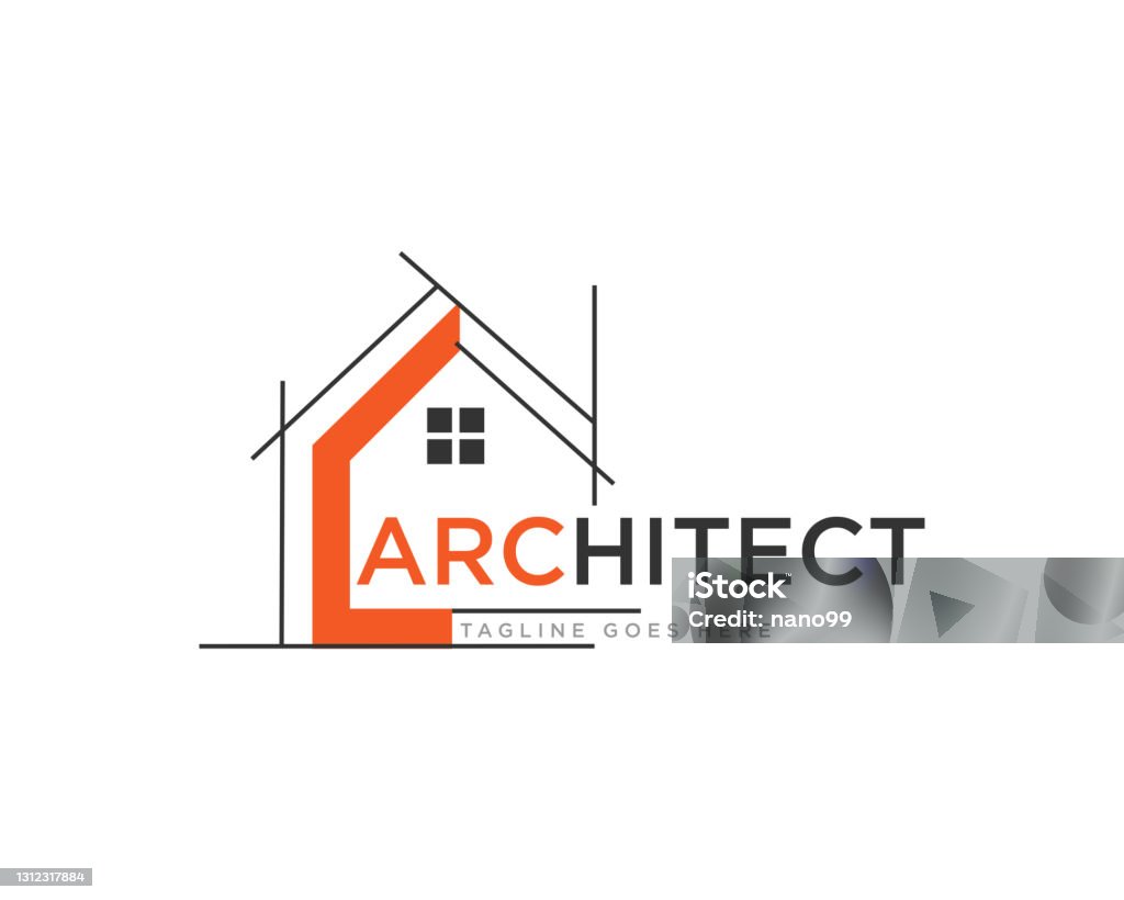 Arsitek Konstruksi Logo Desain Vektor Ilustrasi Stok - Unduh Gambar ...