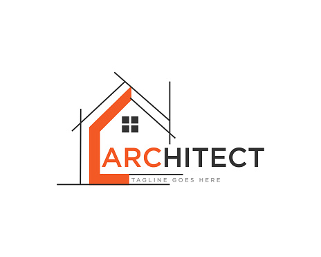 Arsitek Konstruksi Logo Desain Vektor Ilustrasi Stok - Unduh Gambar ...