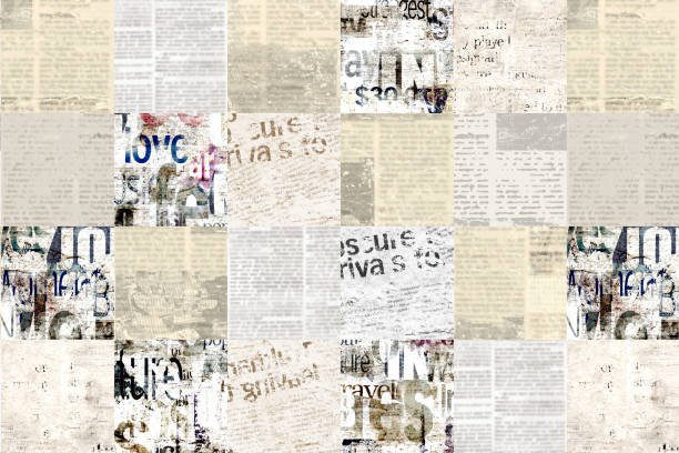istock Newspaper paper grunge vintage old aged texture background 1312320311
