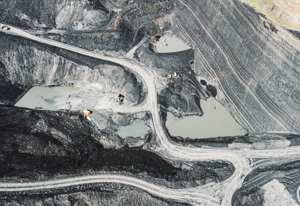 istock Aerial View Of Coal Mine 1312326730