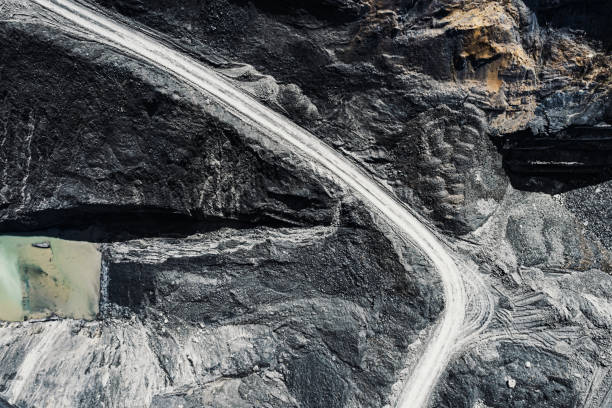istock Aerial View Of Coal Mine 1312326859
