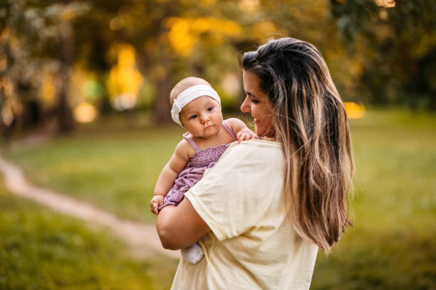 istock Happy mother and her little daughter 1312328201
