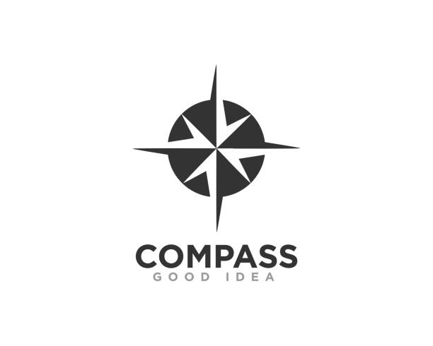 Compass Logo Icon Design Vector Compass Logo Icon Design Vector nautical compass stock illustrations