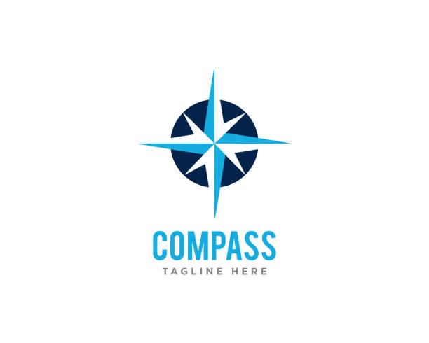Compass Logo Icon Design Vector Compass Logo Icon Design Vector nautical compass stock illustrations