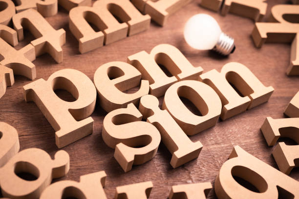 istock Pension Wood Word 1312337186
