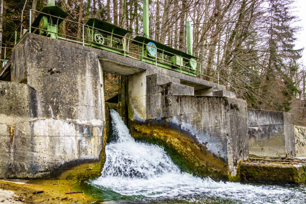 old sluice in bavaria - germany - photo