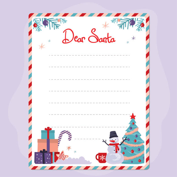 Ilustración de Carta De Navidad A Santa Claus Plantilla De Mensaje De Navidad Para Papá Noel Diseño Querido Santa Carta Tarjeta De Felicitación De Año Nuevo y más Vectores Libres de Derechos Ilustración de Carta De Navidad A Santa Claus Plantilla De Mensaje De Navidad Para Papá Noel Diseño Querido Santa Carta Tarjeta De Felicitación De Año Nuevo y más Vectores Libres de Derechos